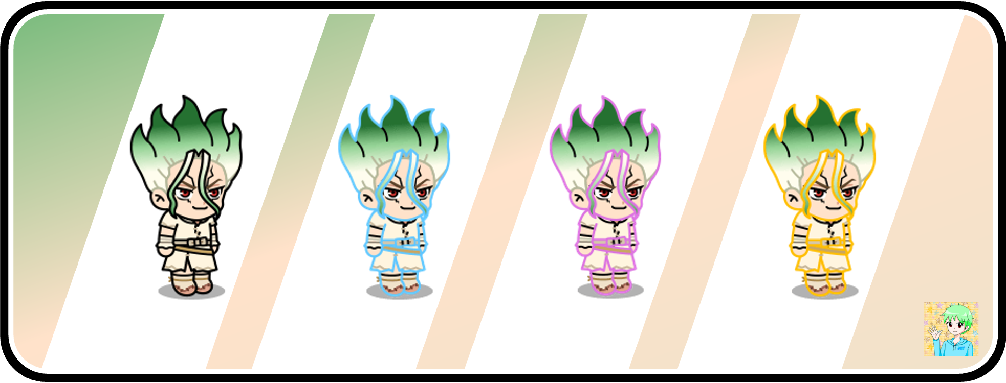 【LINE Rangers】科學王國 石神千空｜2025年4月合作新火寵